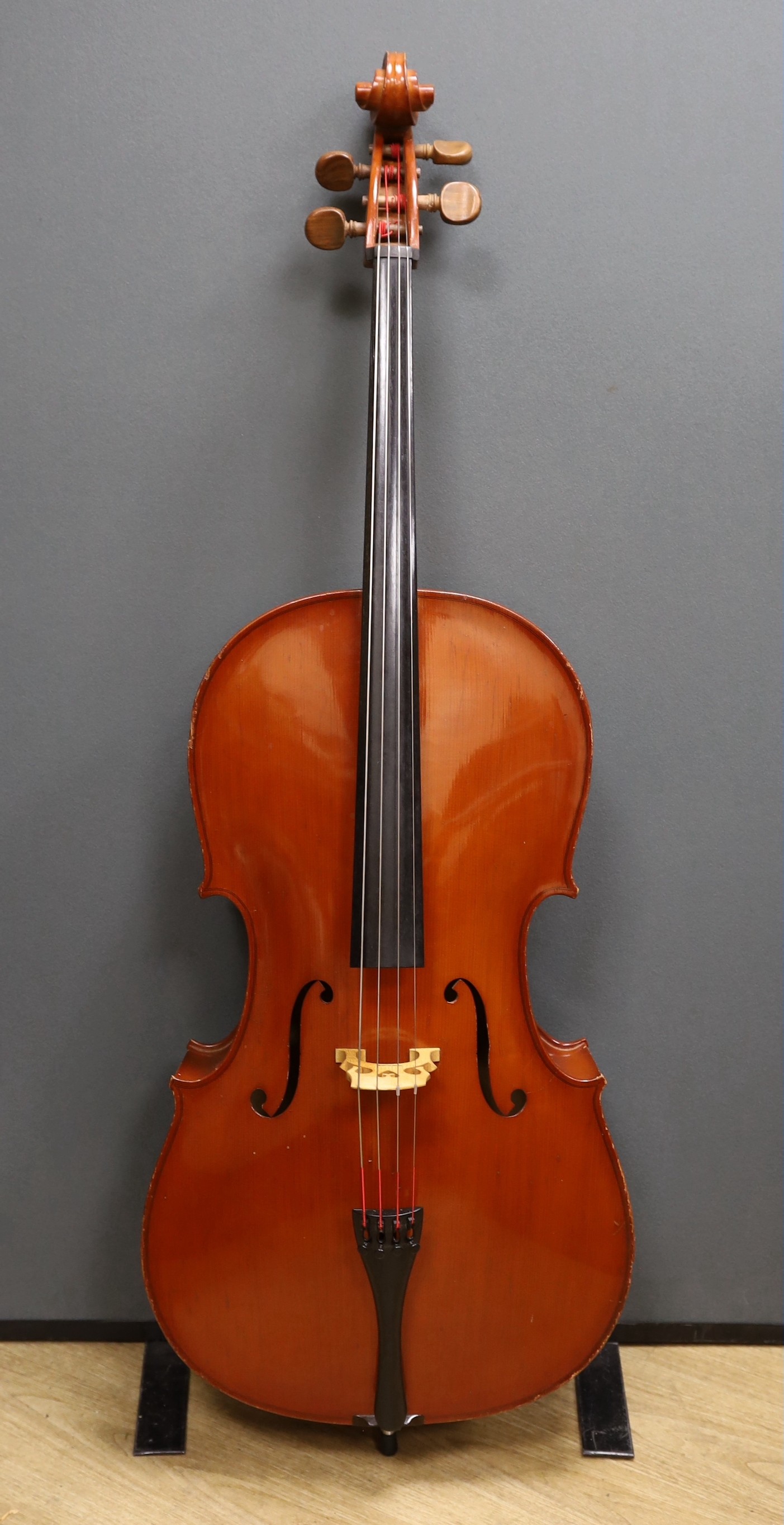 A Voloncel cello, with soft case